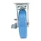 Vestil Polyurethane Swivel With Brake Caster 8 In. Diameter x 2 In. Width 925 lb Light Blue/Gray CST-KB-8X2PUP-SWB - alternate 11